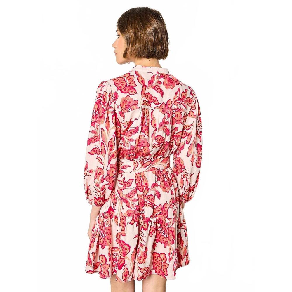 NEW APRICOT boho painterly sarsa dress in floral print - Picture 3 of 3
